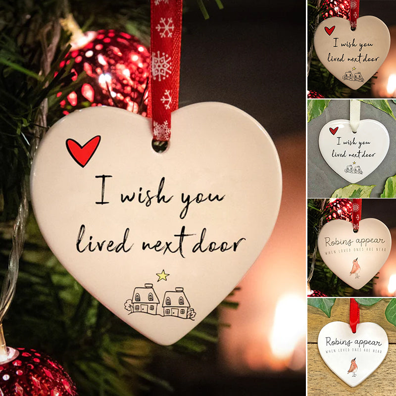 Christmas Pre-Sale  50% OFF✨Christmas Heart Hanging Ornament