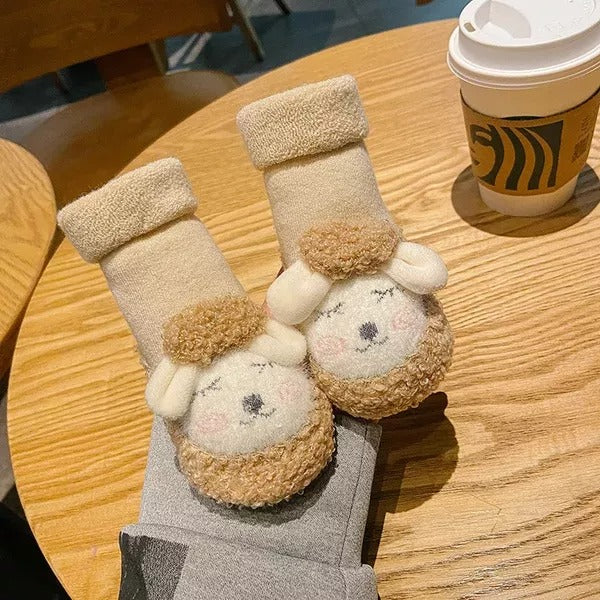 👶Baby Cartoon Plush Cotton Toddler Shoes