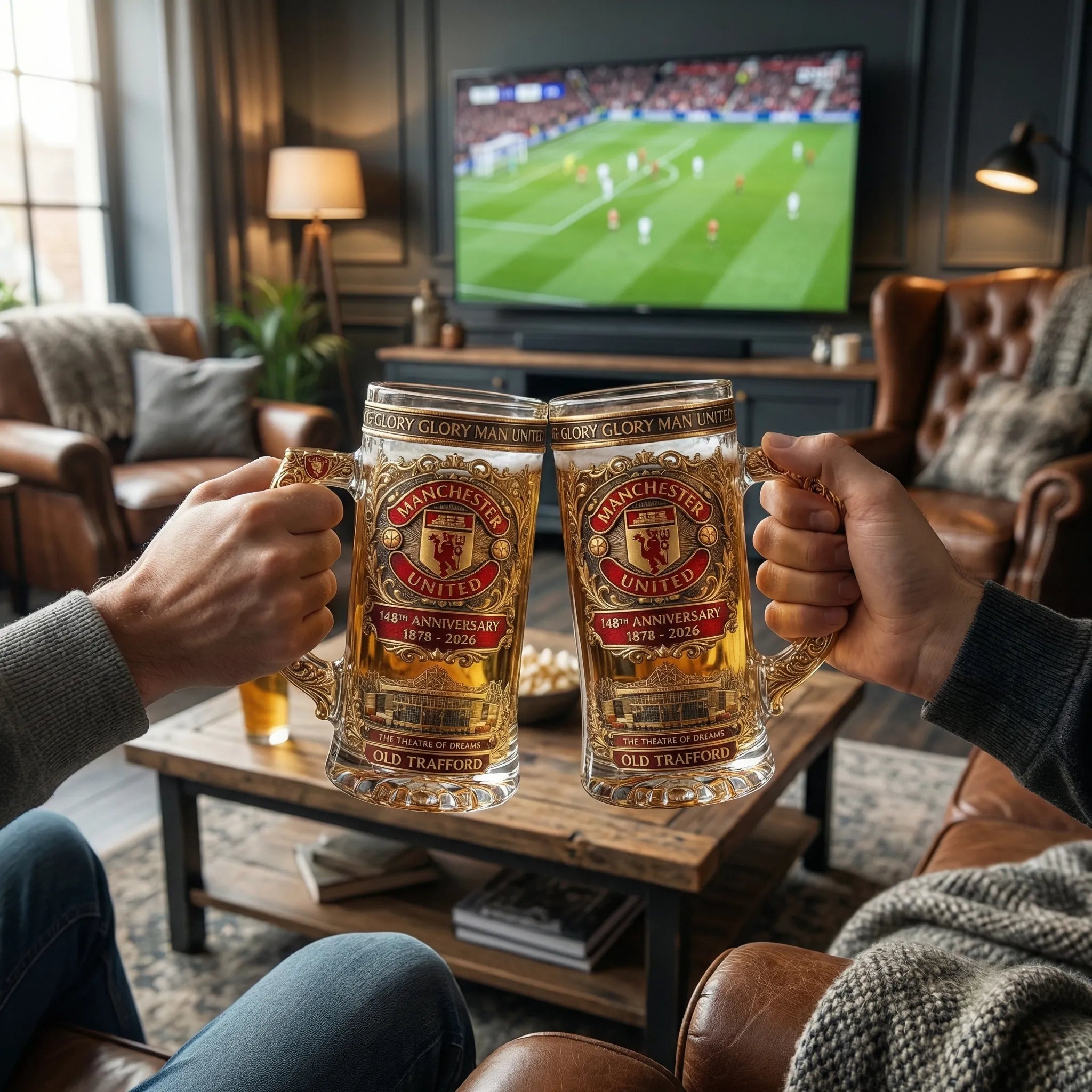 Manchester United 148th Anniversary Heritage Beer Stein (1878–2026)