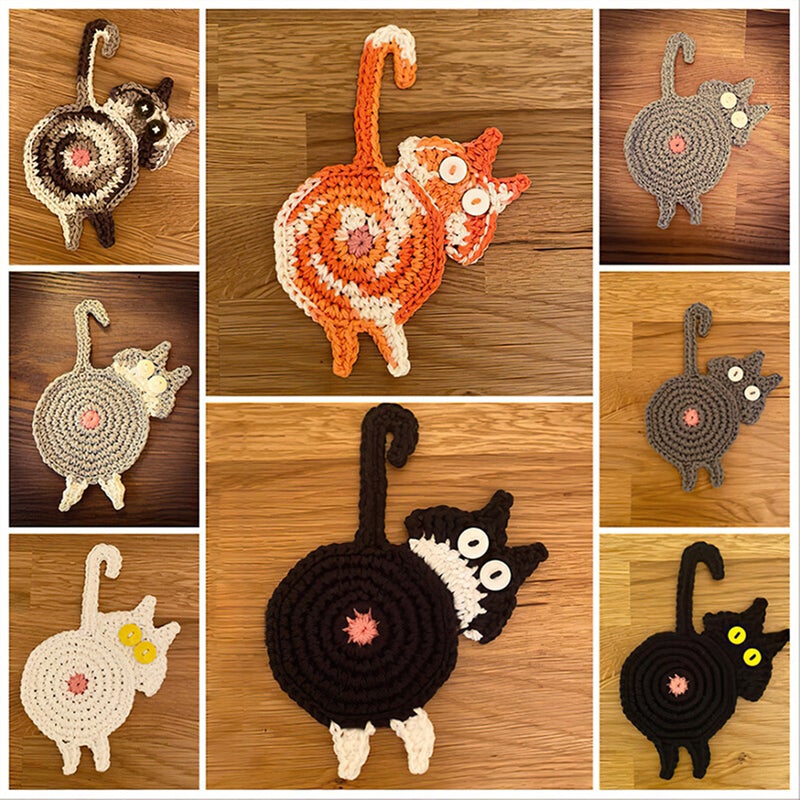😻Hot Sale🐱Cat Butt Coasters🔥