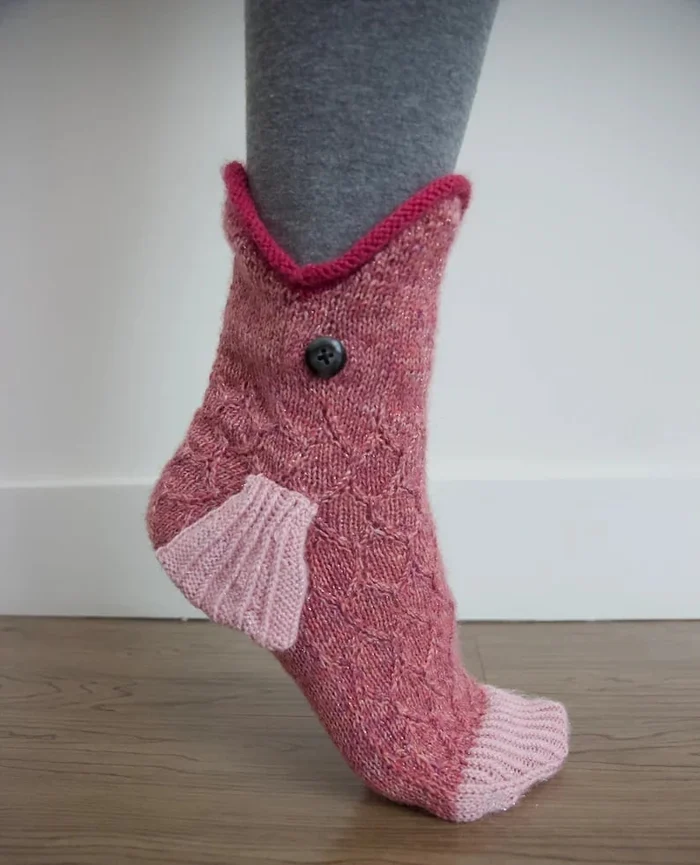 🎅Hot Sale- 3D Knit Crocodile Socks