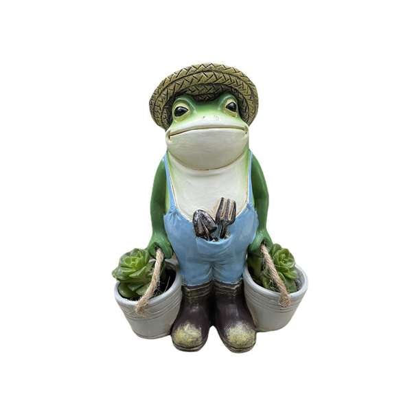 🔥HOT SALE🔥-🐸Resin Funny Frogs Garden Statue😂