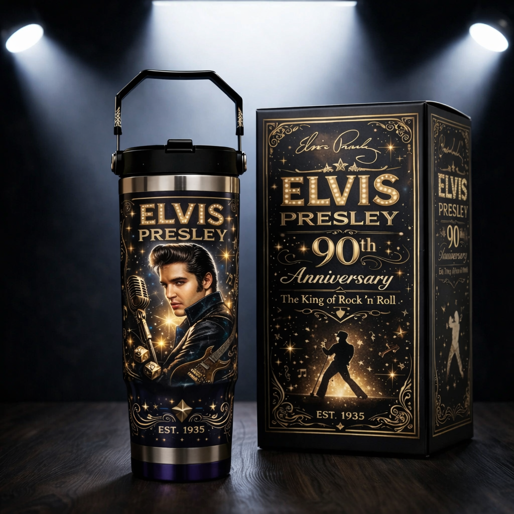 Elvis Presley 90th Anniversary Commemorative Tumbler