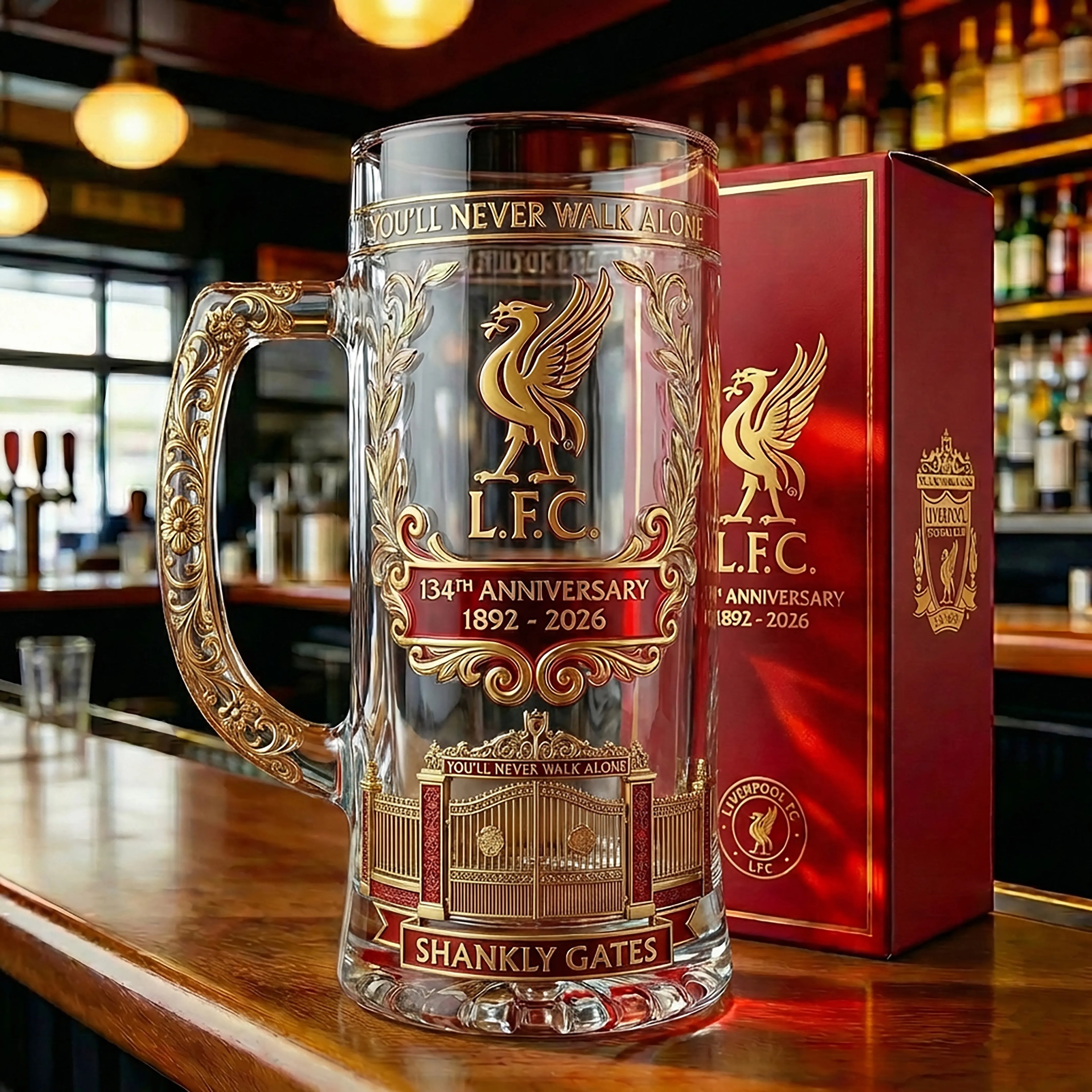 🏆 L.F.C. 134th Anniversary Commemorative Beer Stein (1892–2026)