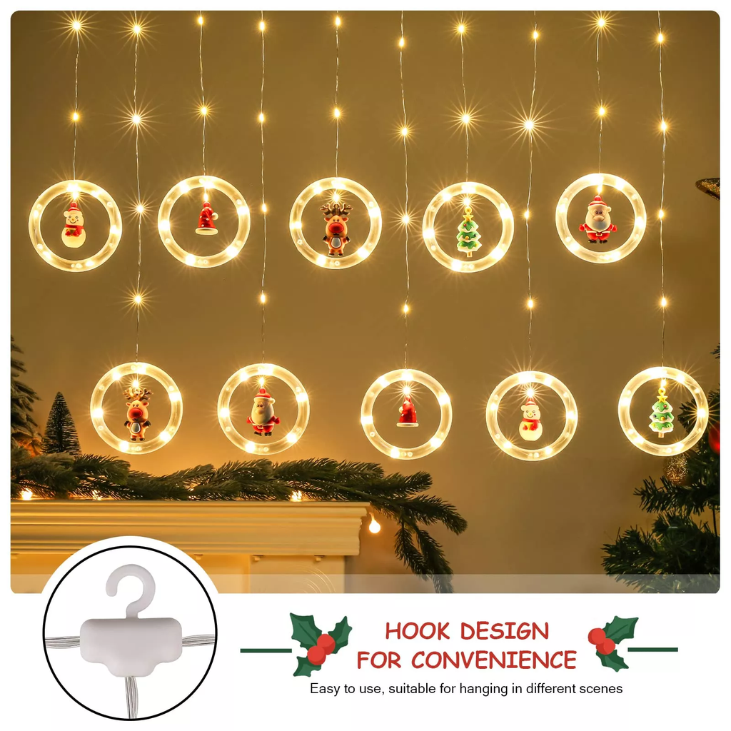 🔥HOT SALE🔥 Christmas Decor Ring Lights🎄🌟
