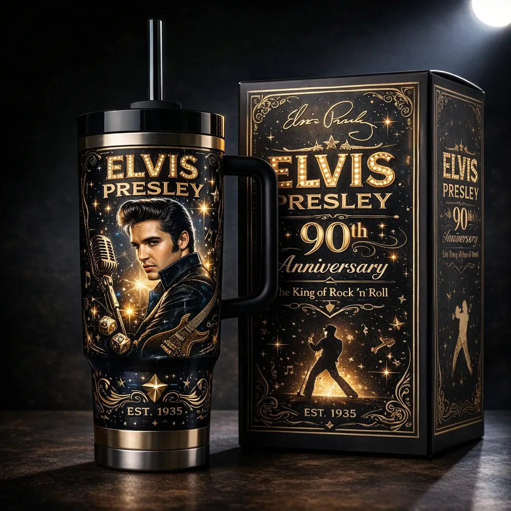 Elvis Presley 90th Anniversary Commemorative Tumbler