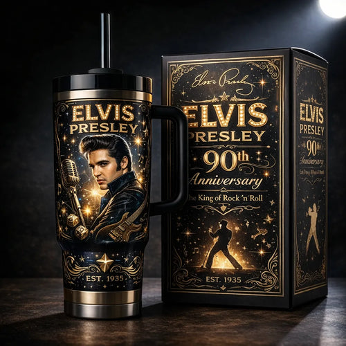 Elvis Presley 90th Anniversary Commemorative Tumbler