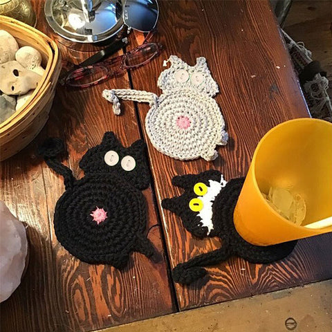 😻Hot Sale🐱Cat Butt Coasters🔥
