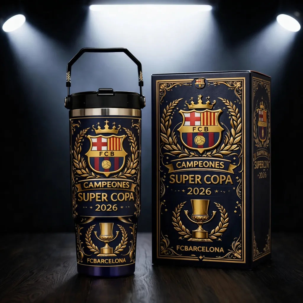 FC Barcelona Supercopa Champions 2026 Tumbler