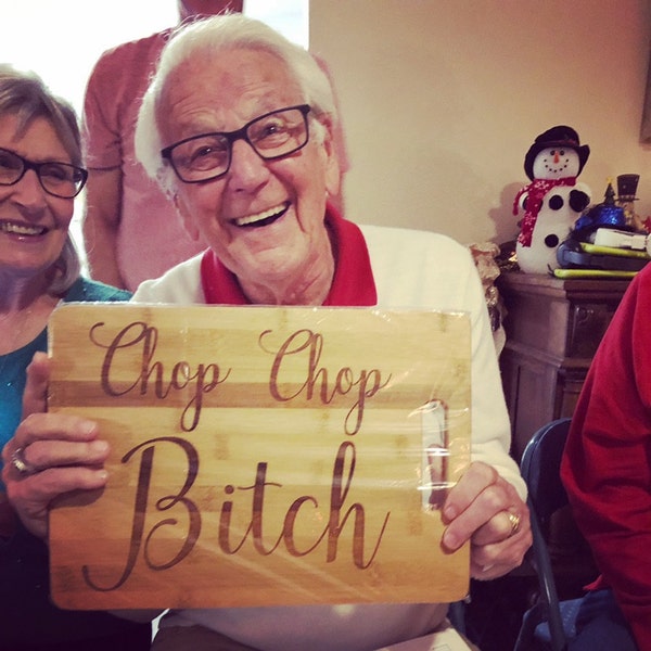 🎁Chop Chop Bitch - Funny Cutting Board🤣